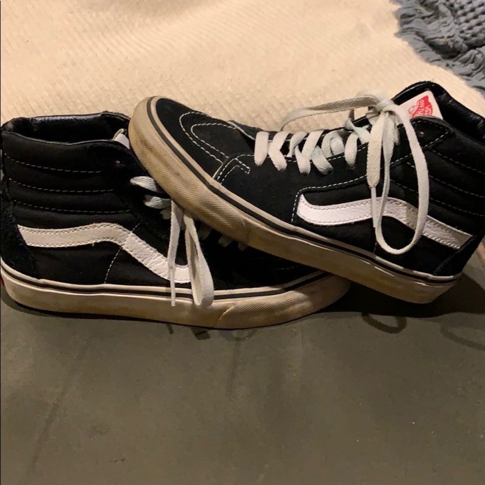 Black Vans High tops